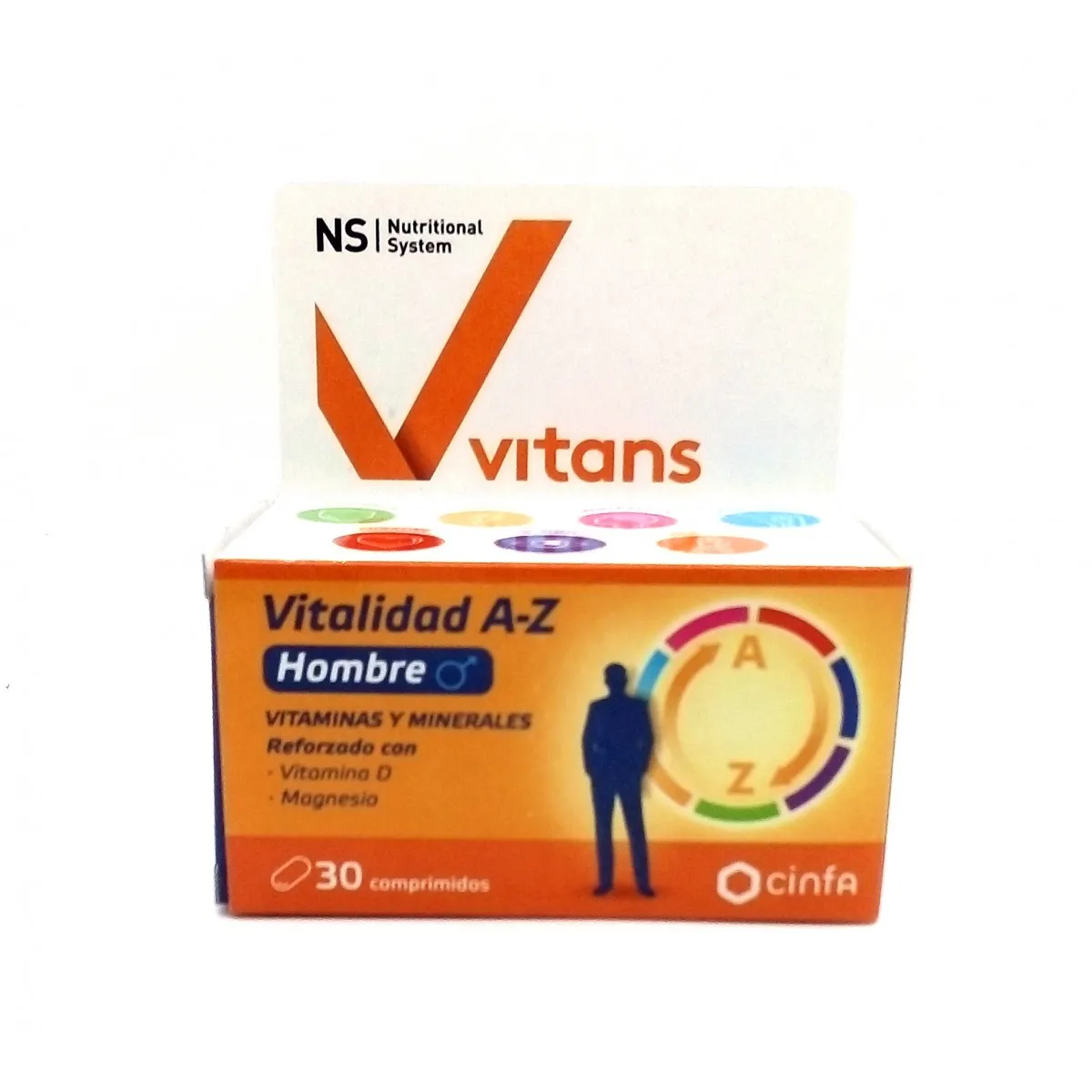 Ns Vitans Vitalidad A-Z Hombre 30 Comprimidos