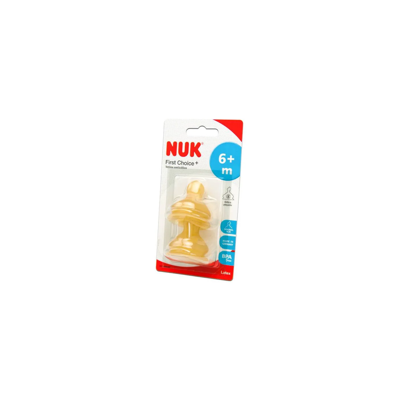 Nuk Fc Tetina Anticolico Latex Pequeño 6m 2 Uds