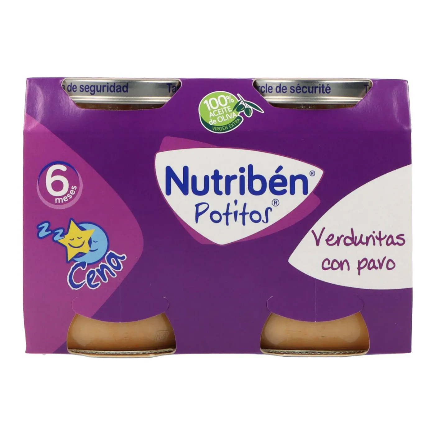 Nutriben Cena Verduritas Con Pavo 2x190 g