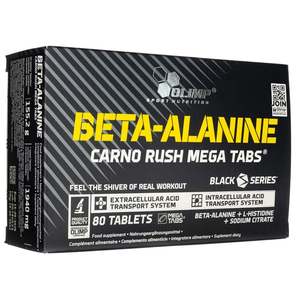Olimp Beta-Alanina Carno Rush Mega Tabletas - 80 Tabletas