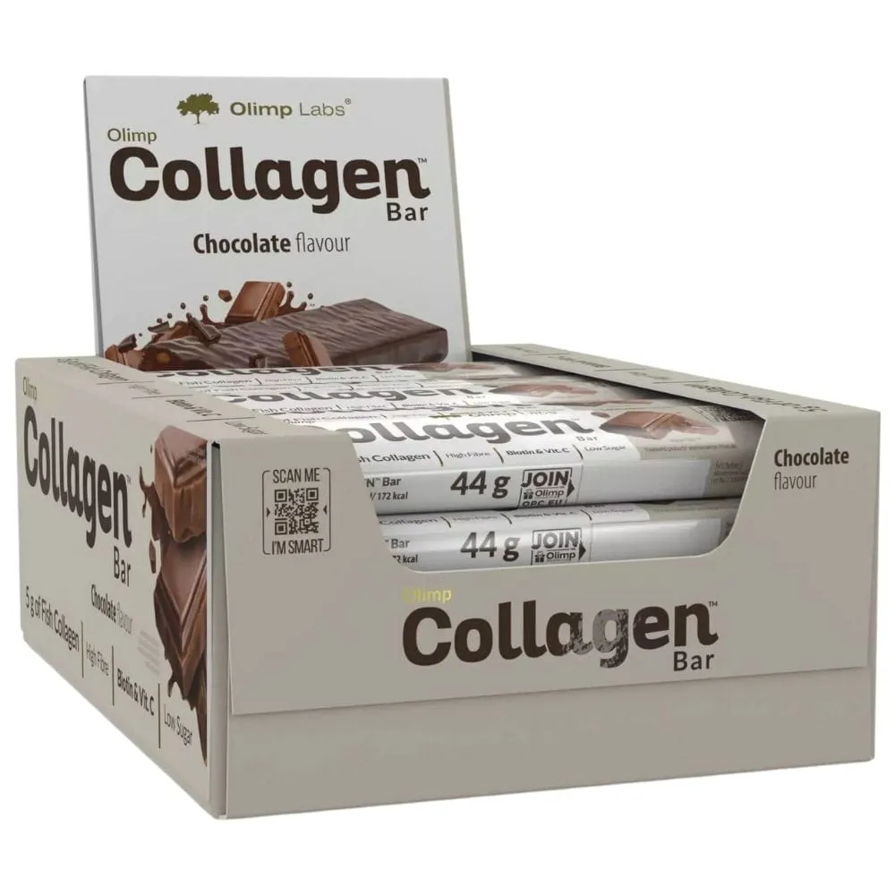 Olimp COLLAGEN Barrita, Chocolate - 25 Piezas