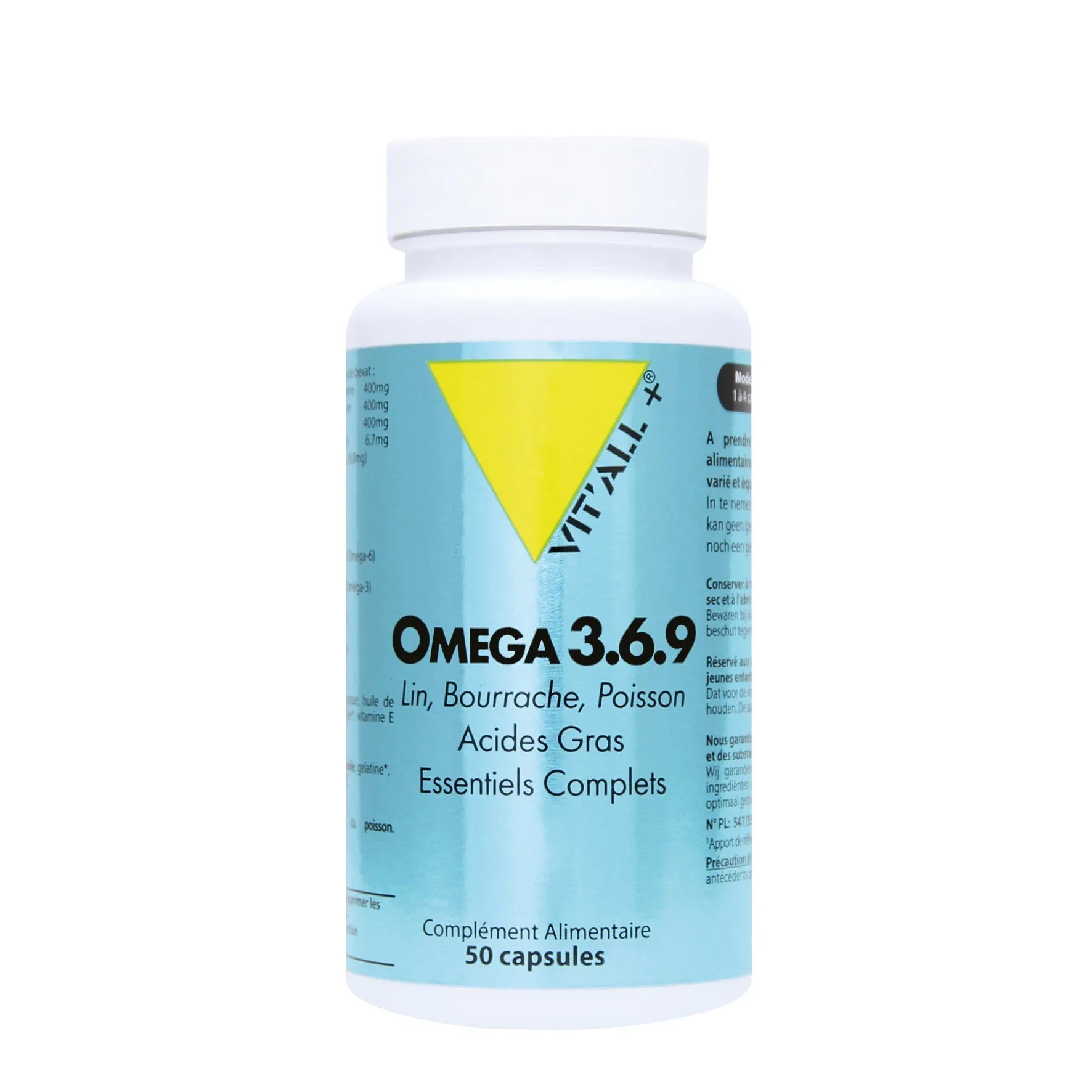 Omega 3-6-9-50 cápsulas-Vit'all+
