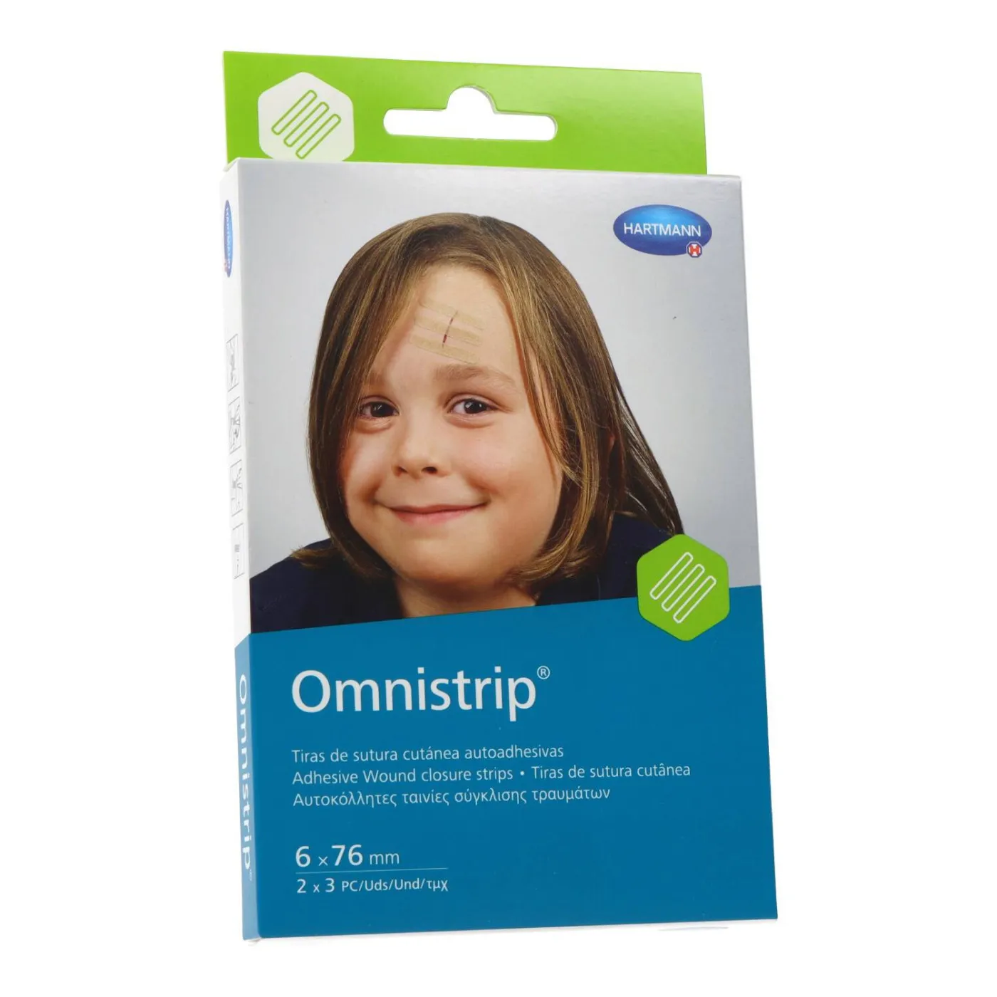 Omnistrip Sutura Cutanea Autoadhesiva 6 mm X 76