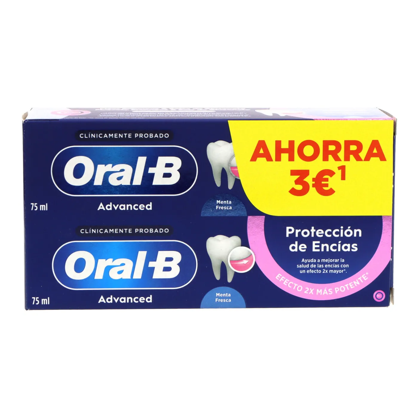 Oral B Enciasesmalte Pro Repair 2x75 ml Promo