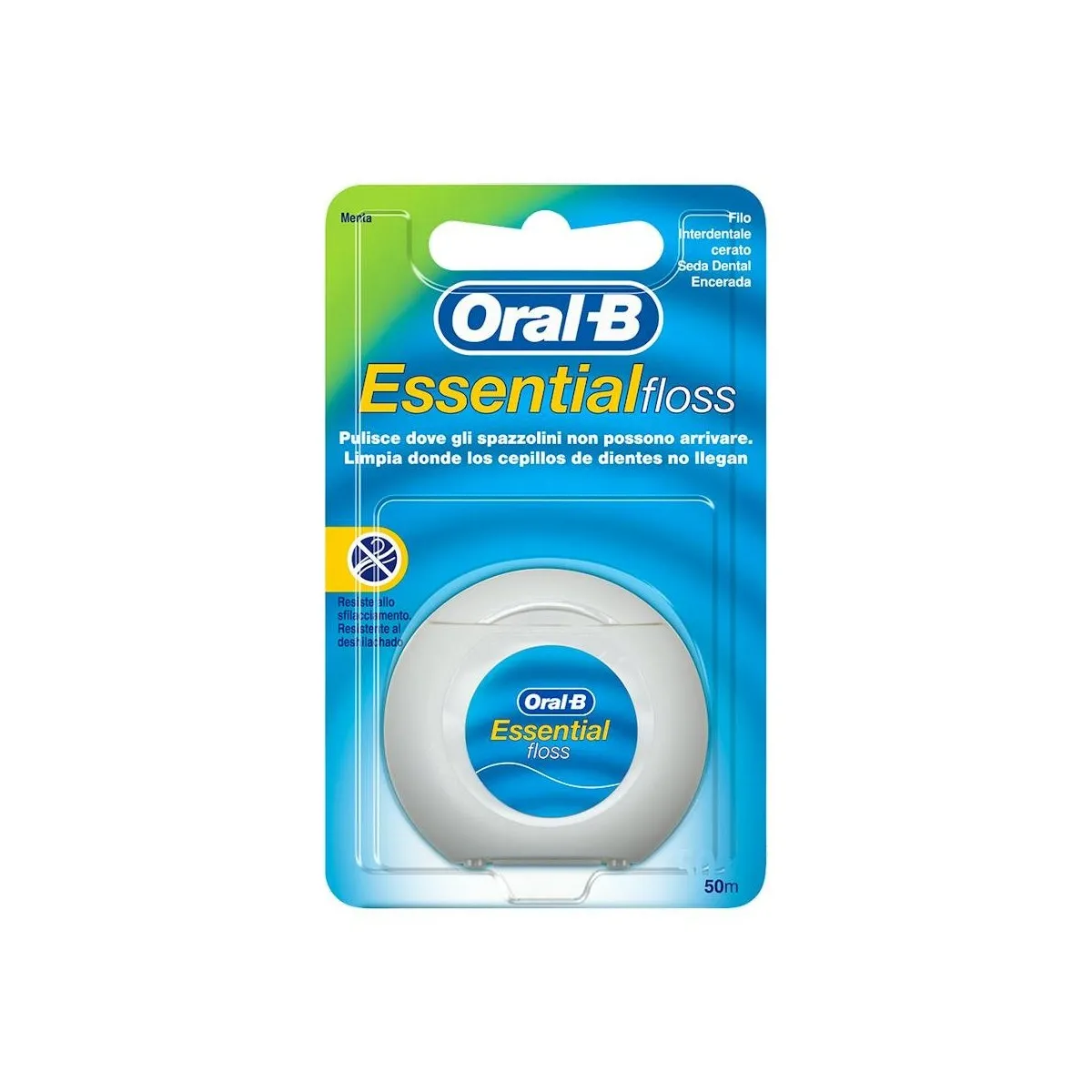 Oral-B Essencial Floss Cera/Menta 50 Mt