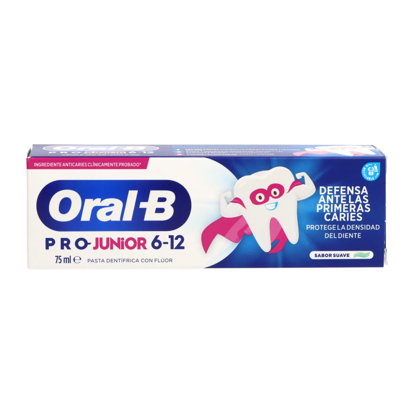 Oral-b Junior Pasta Dental 6-12 Años 75 ml Sabor Suave