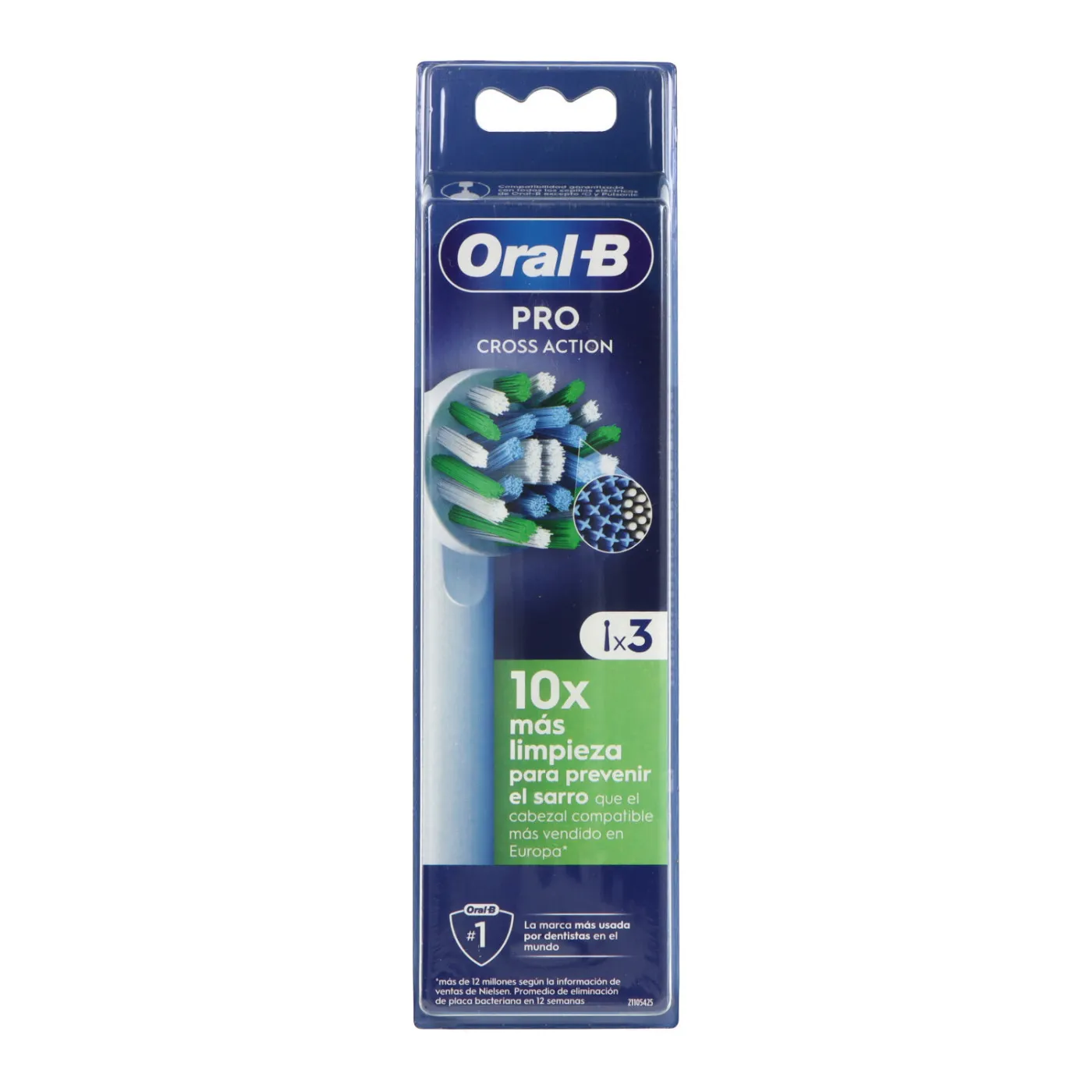 Oral B Recambio Cross Action 3 Uds