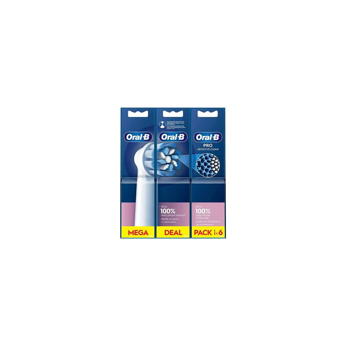 Oral B Recambio Sensitive Clean 6 Cabezales