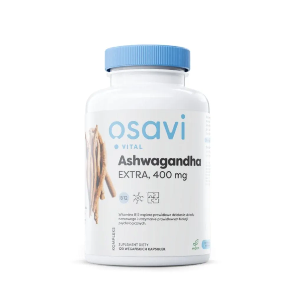 Osavi Ashwagandha Extra 400 mg - 120 Cápsulas Vegetales
