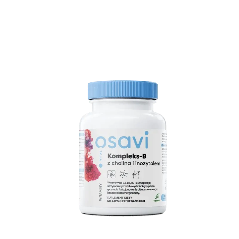 Osavi Complex-B con colina e inositol - 60 cápsulas vegetales