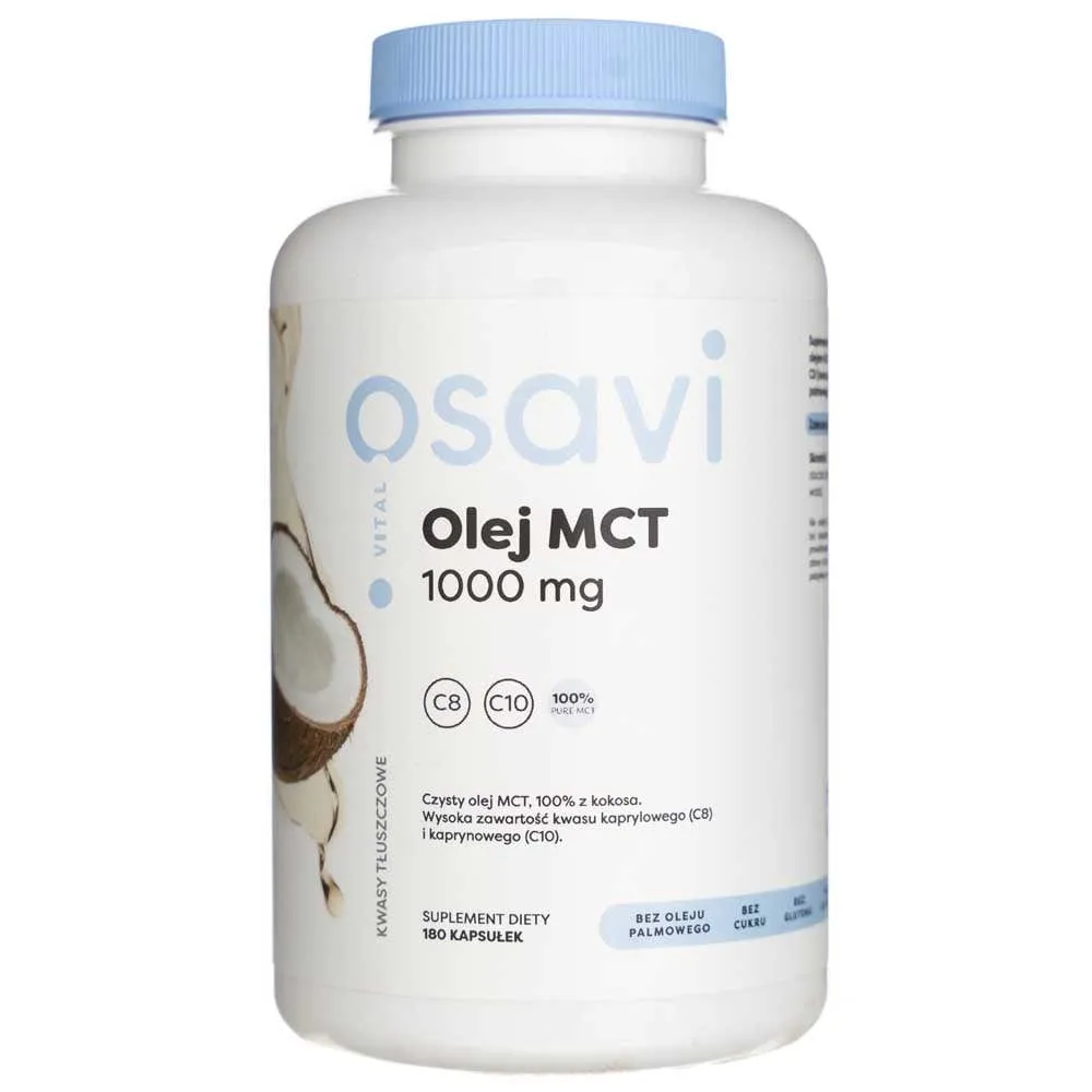 Osavi Aceite MCT 1000 mg - 180 Cápsulas