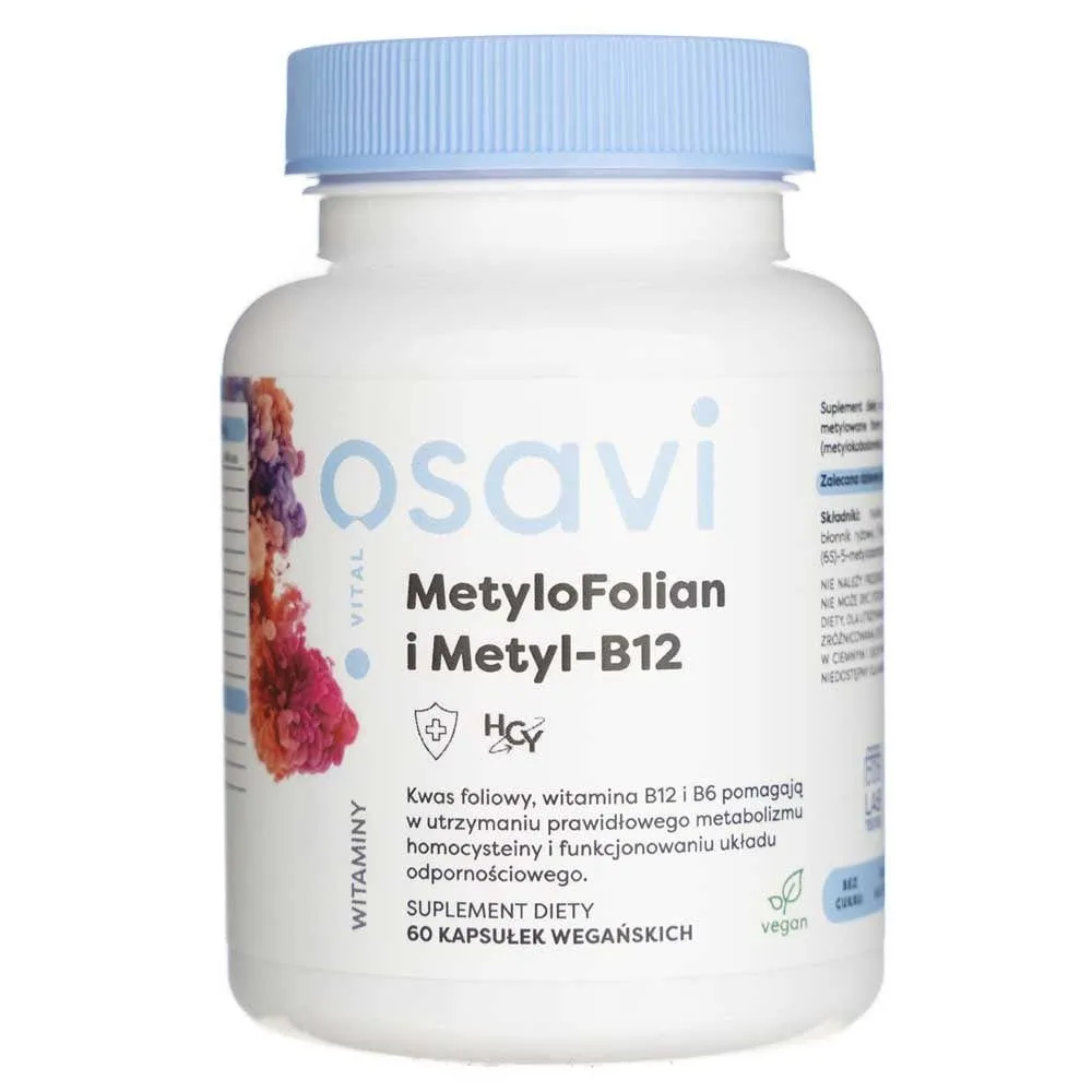 Osavi MetilFolato y Metil-B12 - 60 cápsulas vegetales