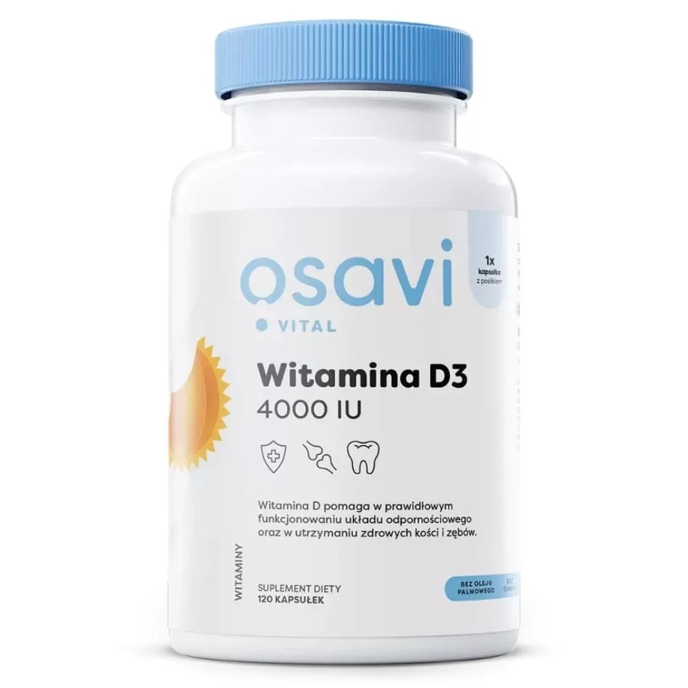 Osavi Vitamina D3 4000 UI - 120 Cápsulas