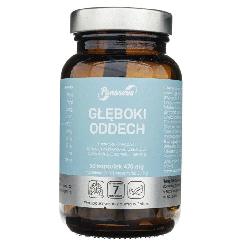 Panaseus Deep Breath 470 mg - 50 Cápsulas