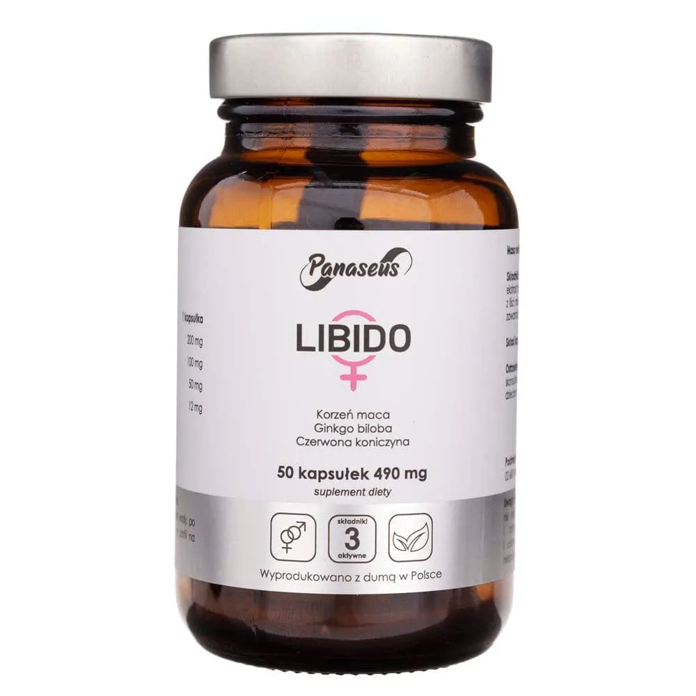 Panaseus Libido Femenina 490 mg - 50 Cápsulas