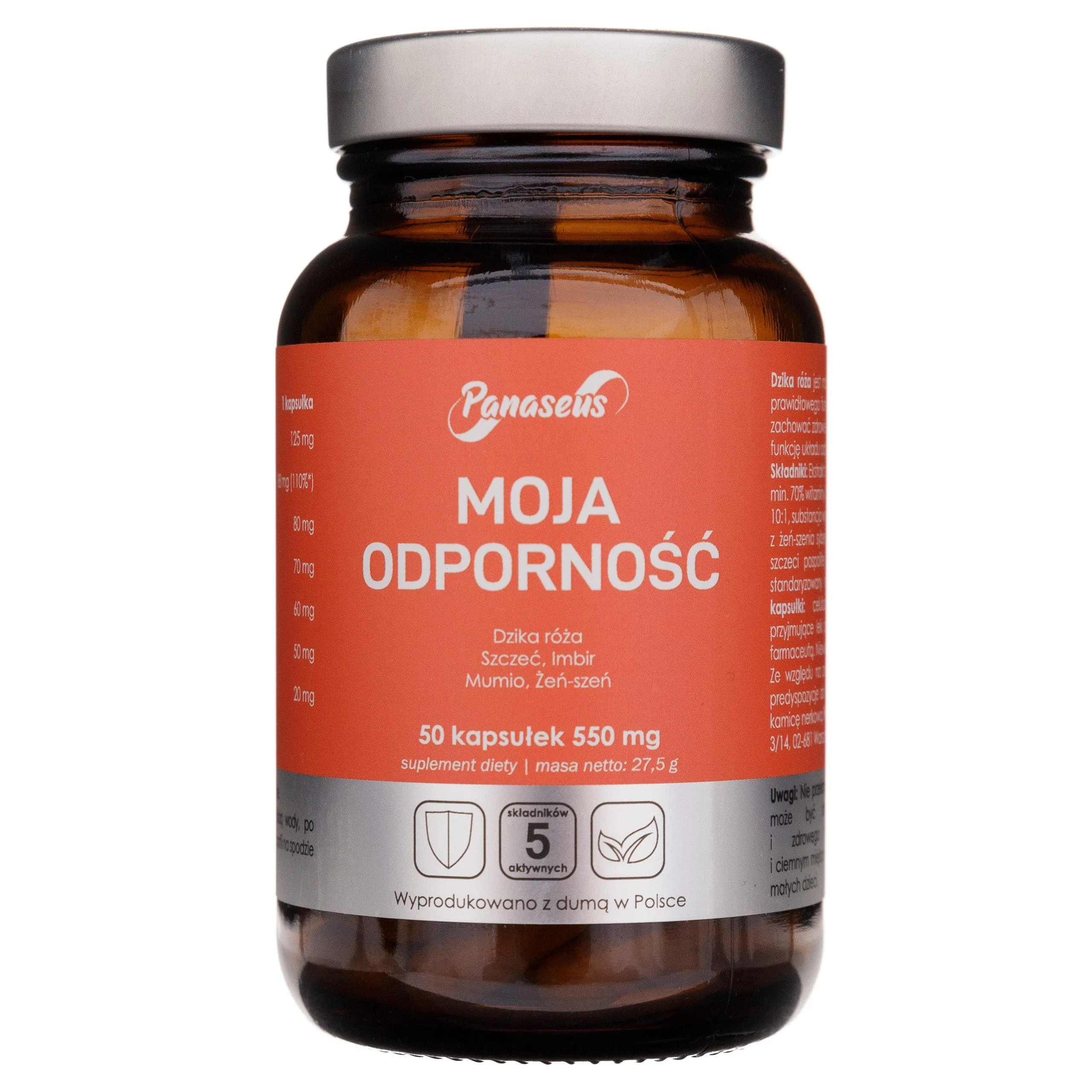 Panaseus Mi Inmunidad 550 mg - 50 Cápsulas