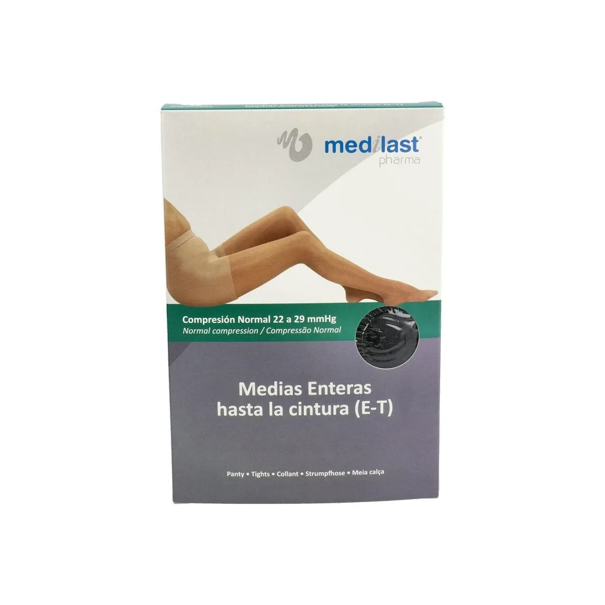 Panty Medilast Nor C/Punt Negro T/M 23-25 Cm 1 Un Ref 101