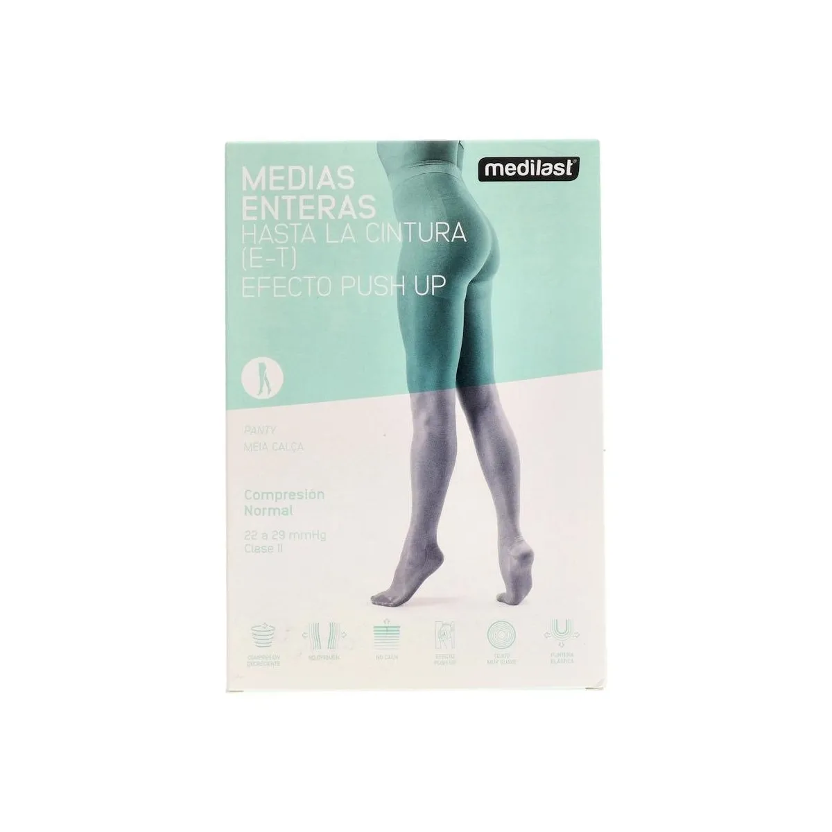 Panty Medilast Nor C/Punt Negro T/P 21-23 Cm 1 Un Ref 101