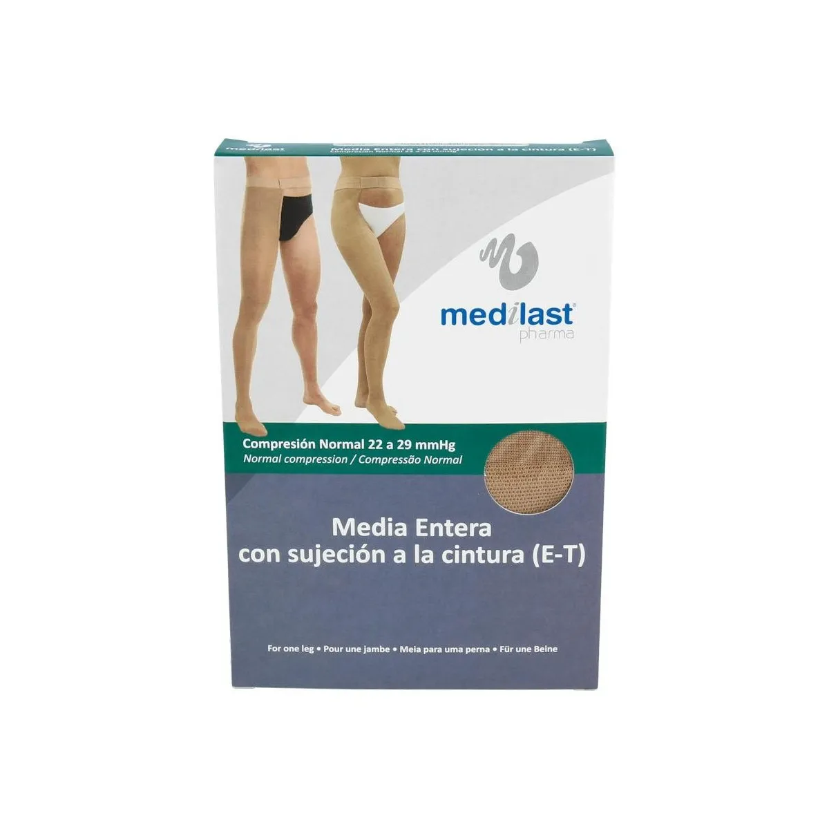 Panty Medilast Nor Suj Cint 701 Beig Gde Izq