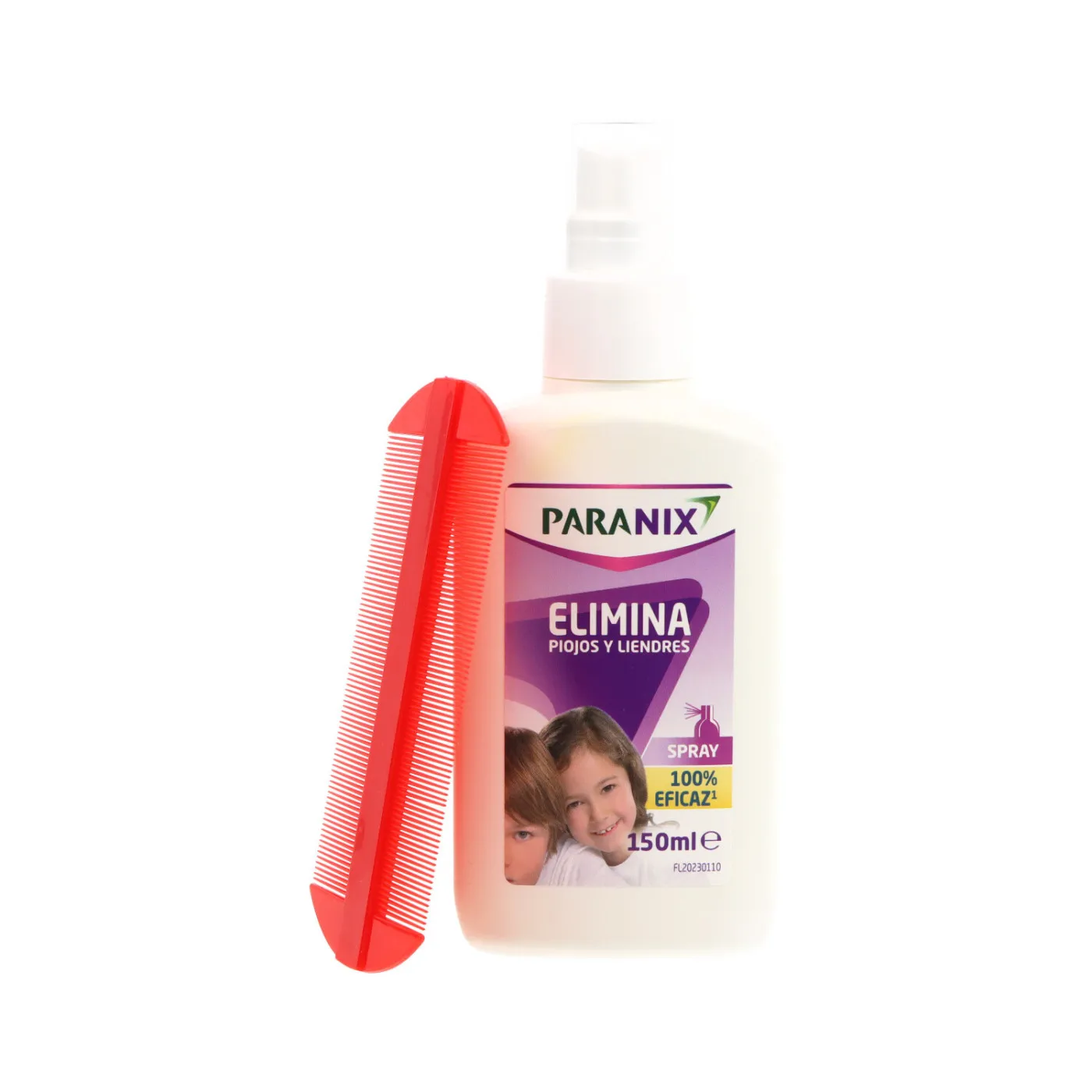 Paranix Spray Elimina Piojos Y Liendres 150ml + Lendrera