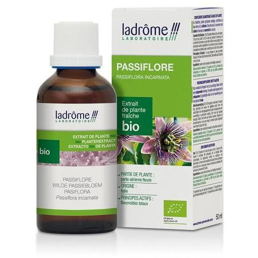 Pasiflora Extracto de planta fresca orgánica - 50 ml-Ladrome