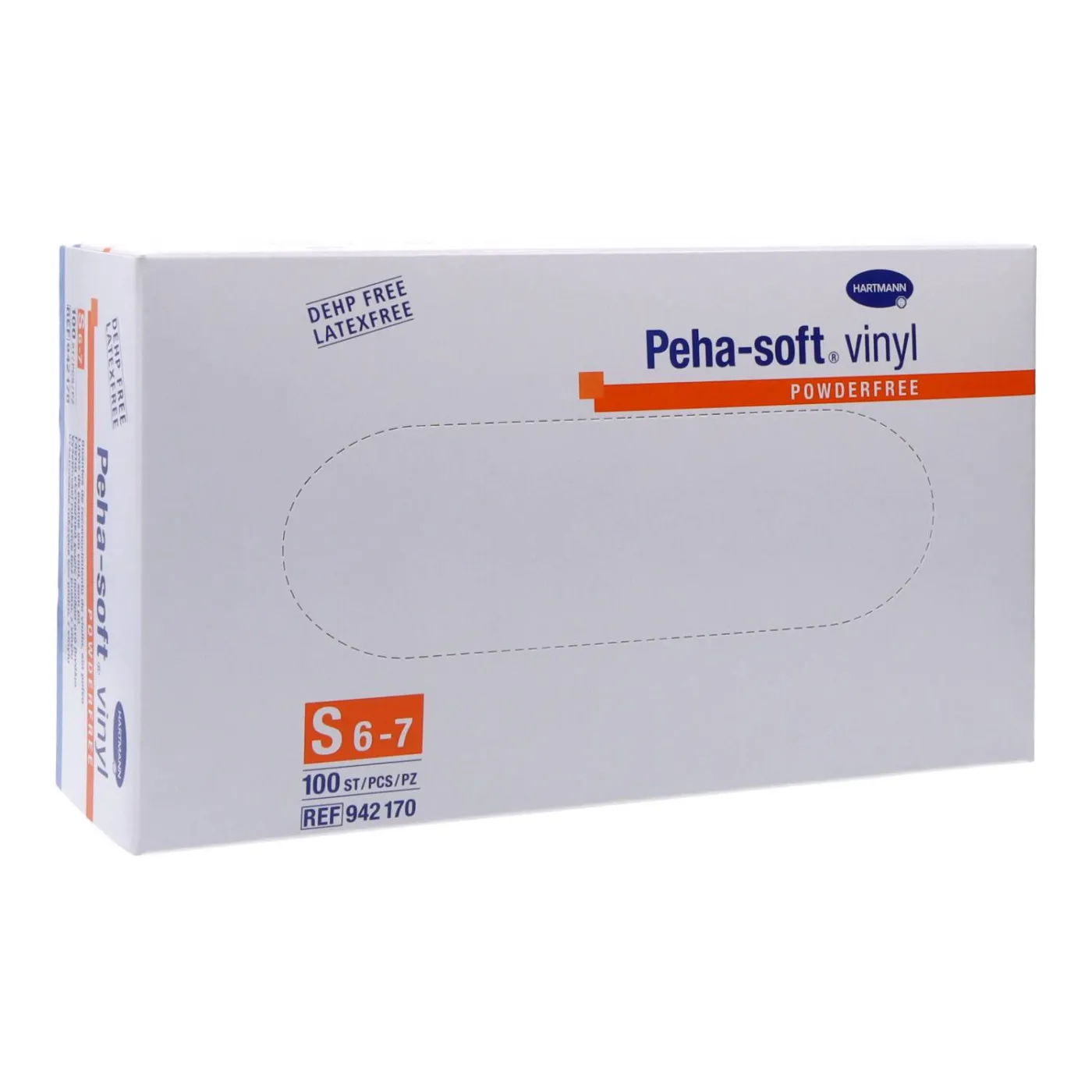 Pehasoft Guantes De Vinilo 100 Uds Talla Pequeña