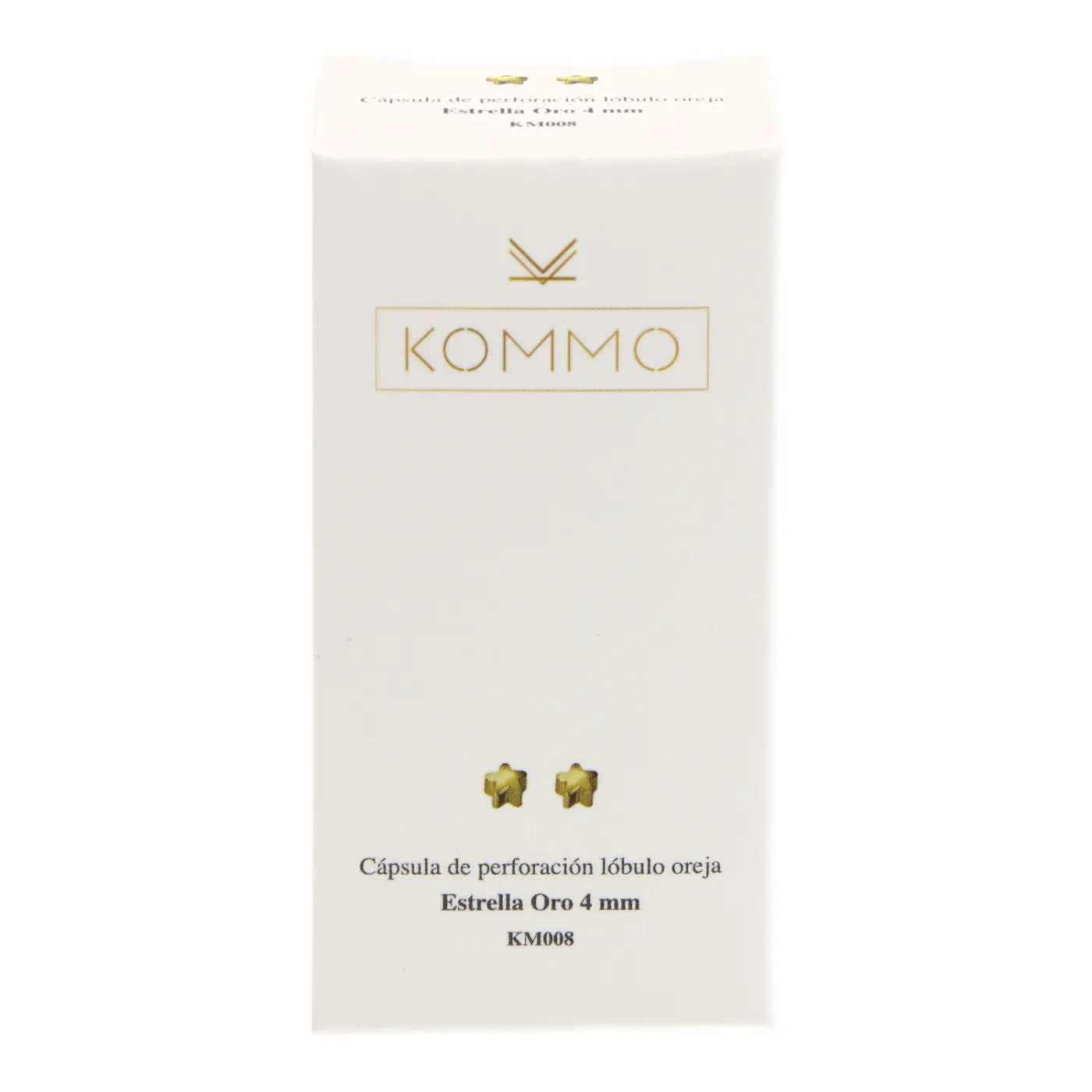 Pendiente Estrella Oro 4mm