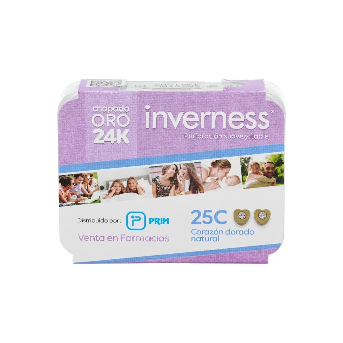 Pendiente Prim Inv 25c 24k-Coraz Dor-Nat 2 U