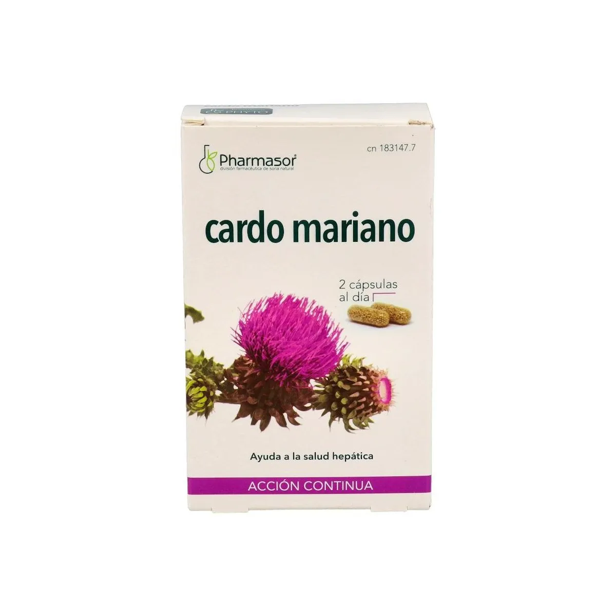 Pharmasor Cardo Mariano Accion Continua 300mg 30 Caps