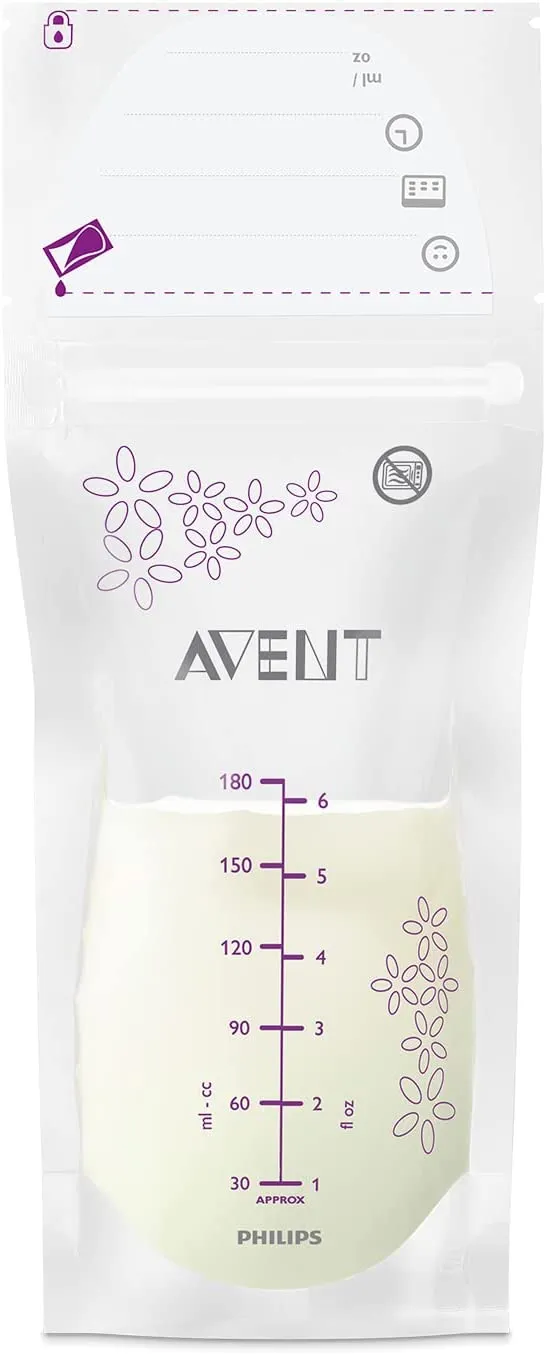 Philips Avent Bolsas para Conservar Leche Materna 180 ml - 25 unid.