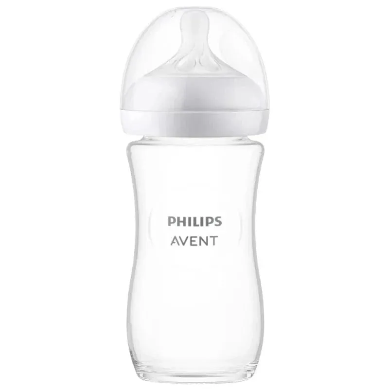 Philips Avent Philips Avent Biberón de vidrio natural, - 240 ml