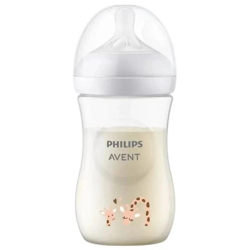 Philips Avent Biberón Responsive Natural, Jirafa - 260 ml