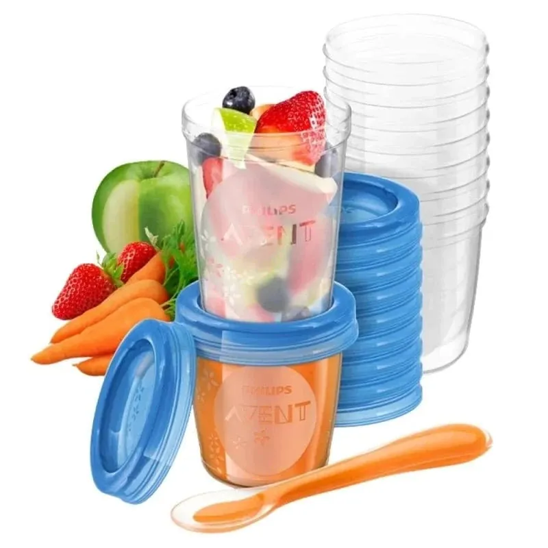 Philips Avent Recipientes de Almacenamiento - 20 Piezas