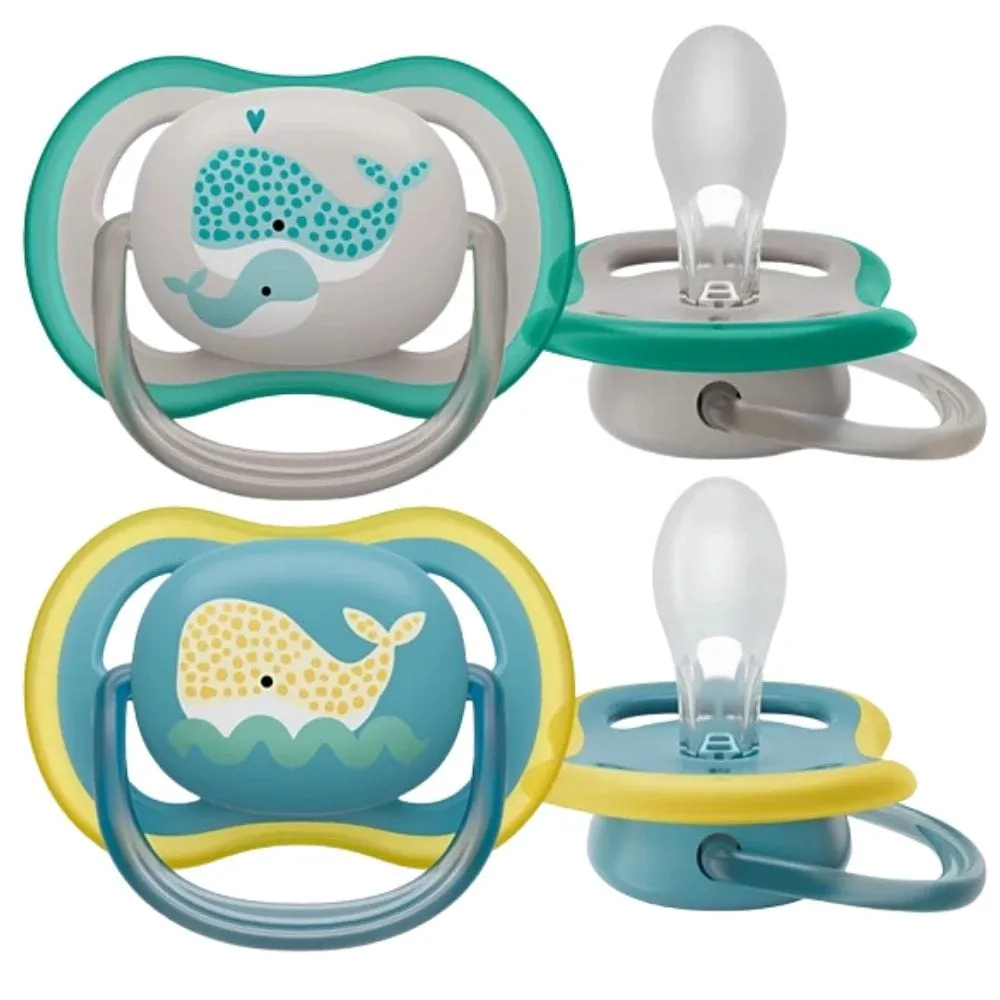 Philips Avent Ultra Air Chupete Duro,18+ Meses - 2 Piezas