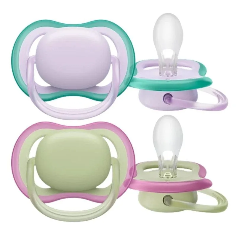 Philips Avent Ultra Air Chupete,0-6 Meses, Niña - 2 Piezas