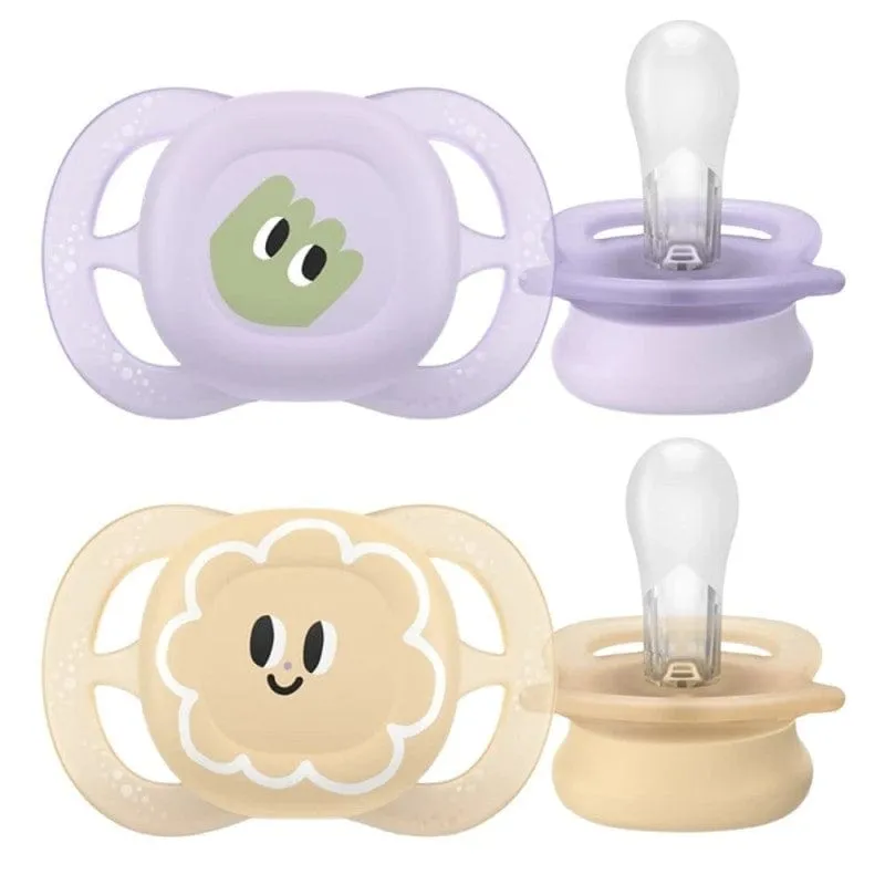 Philips Avent Chupete Ultra Start,0-2 Meses - 2 Piezas