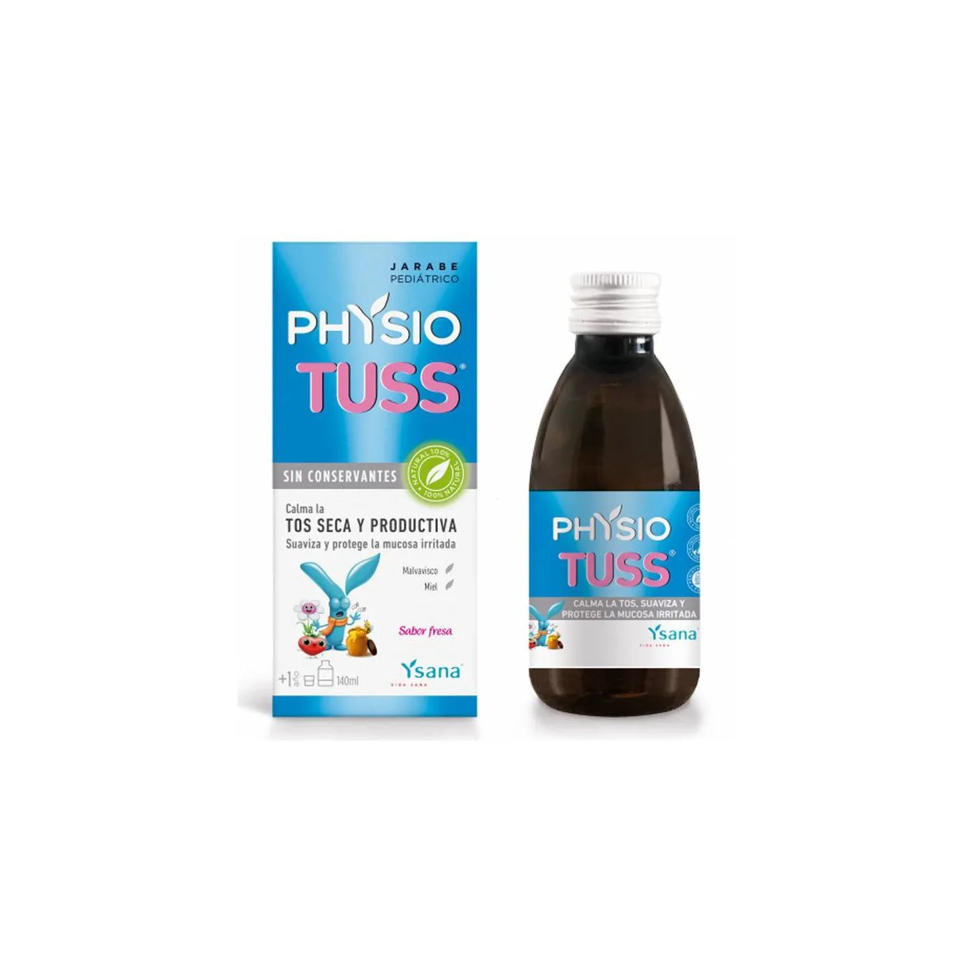 Physiotuss Pediatrico Sabor Fresa 140 ml