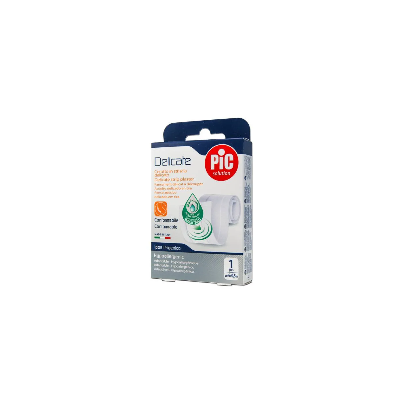 Pic Delicate Bactericida Blanco 6cmx0,5m