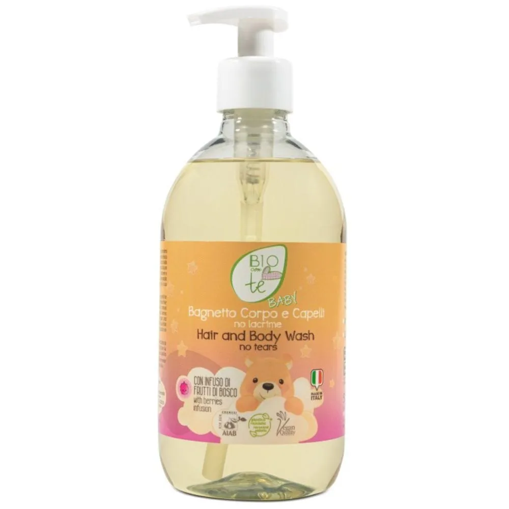 Pierpaoli Bioconte Loción de Baño para Bebés y Niños 2en1 - 500 ml