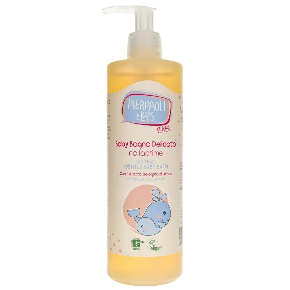Pierpaoli Ekos Loción de Baño para Bebés y Niños, Sin Lágrimas - 400 ml