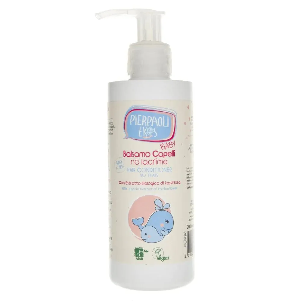 Pierpaoli Ekos Baby Acondicionador capilar para niños Sin Lágrimas - 200 ml