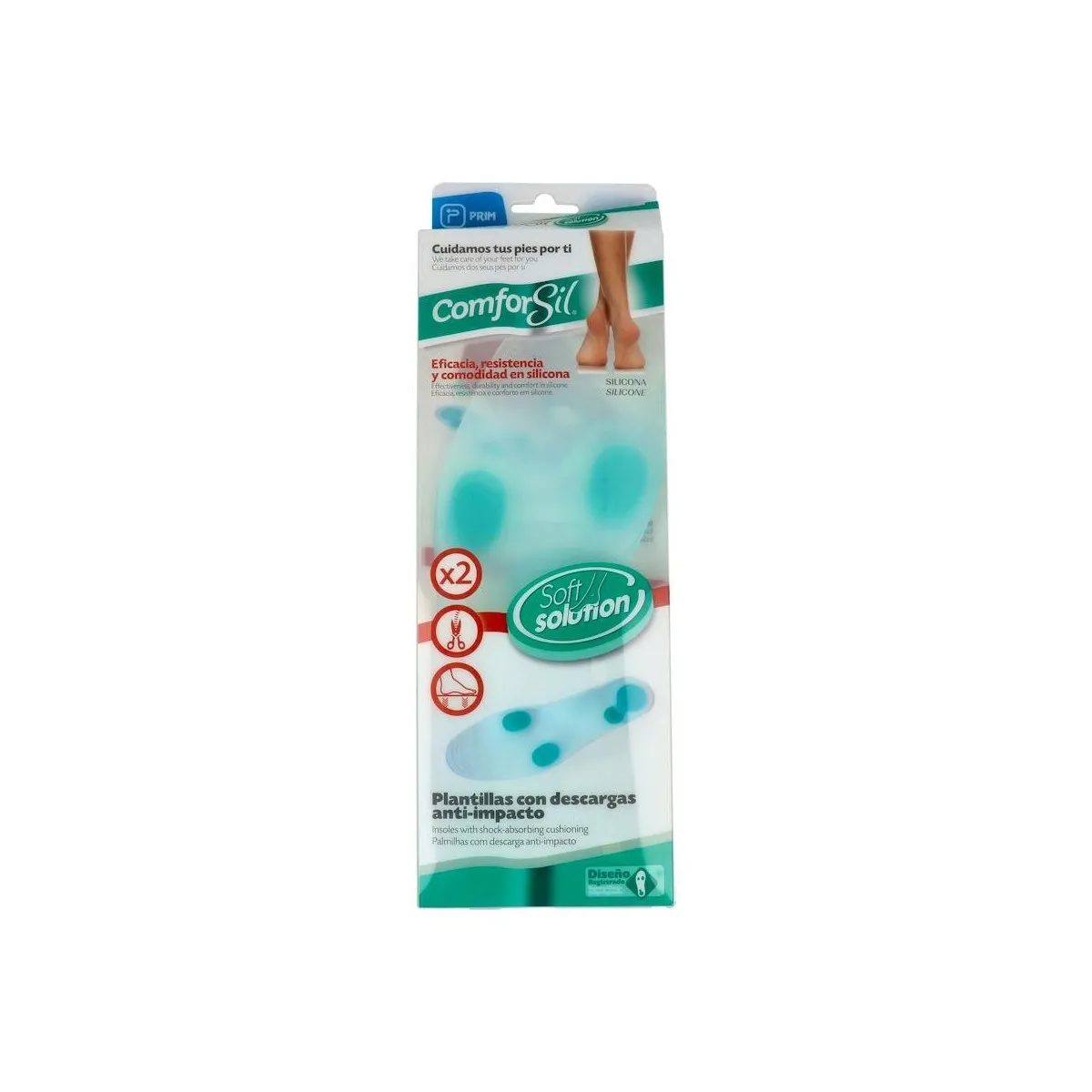 Plantilla Comforsil A/Imp Med Prim 40-43 cc209