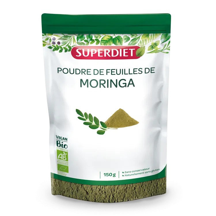 Moringa Orgánica en Polvo-150g-Superdiet