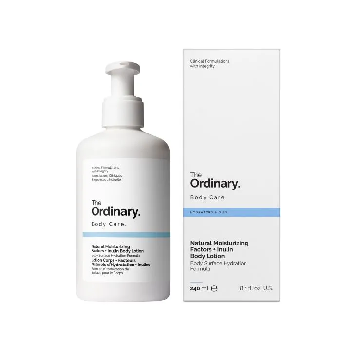 Natural Moisturizer Factors + Inulin Body Lotion 240 ml - The Ordinary