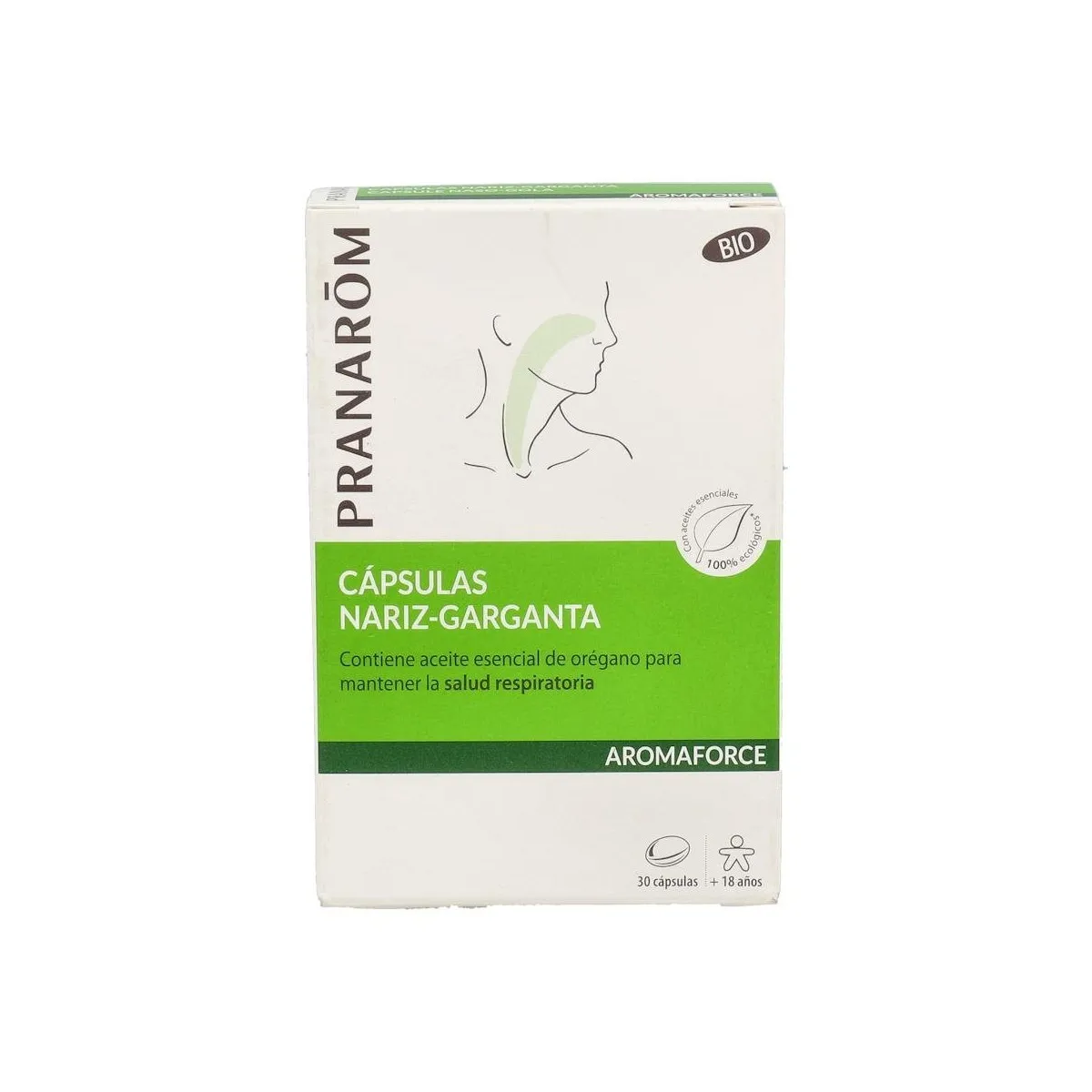 Pranarom Aromaforce Nariz Garganta Bio 30 Caps