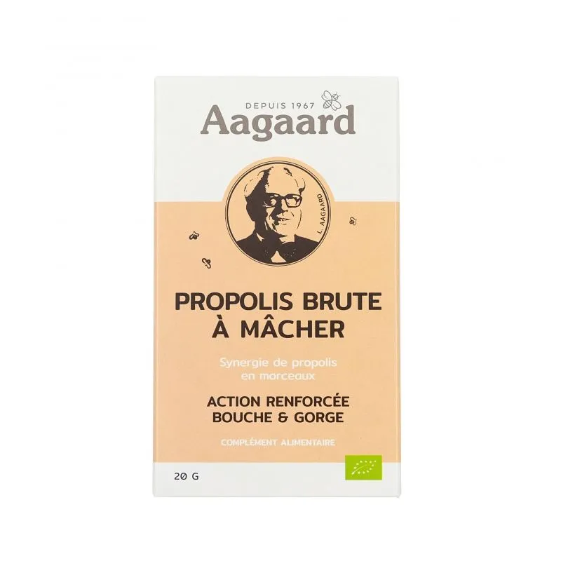 Propóleo crudo para masticar orgánico-20g-Aagaard
