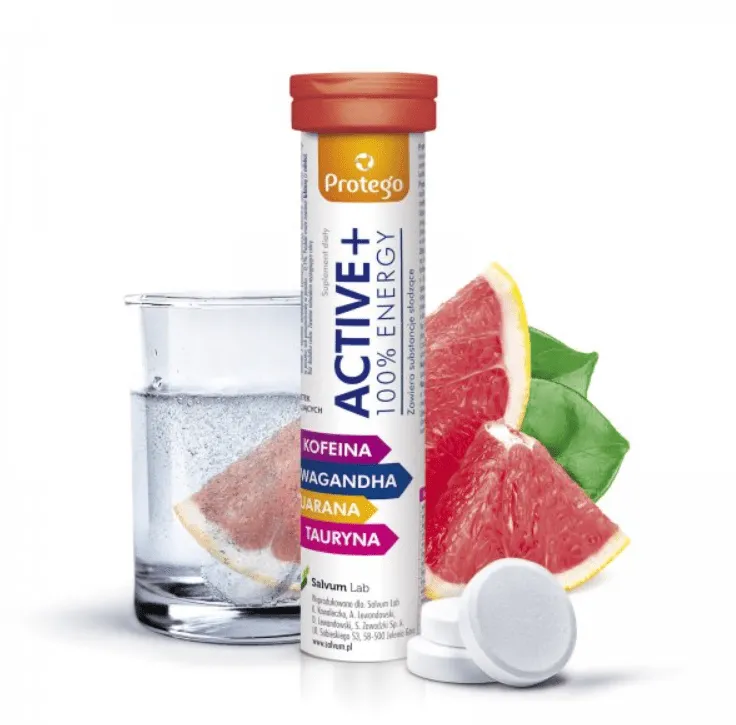Protego Activo + 100% Energía - 20 Tabletas Efervescentes