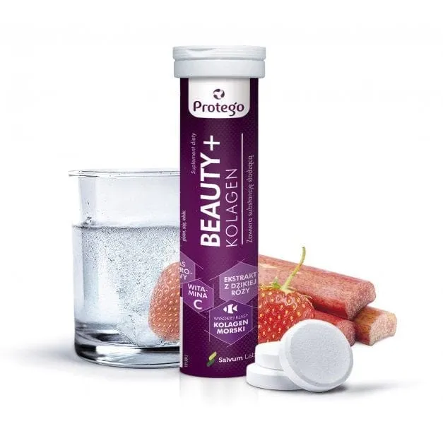 Protego Belleza + Colágeno - 20 Tabletas Efervescentes