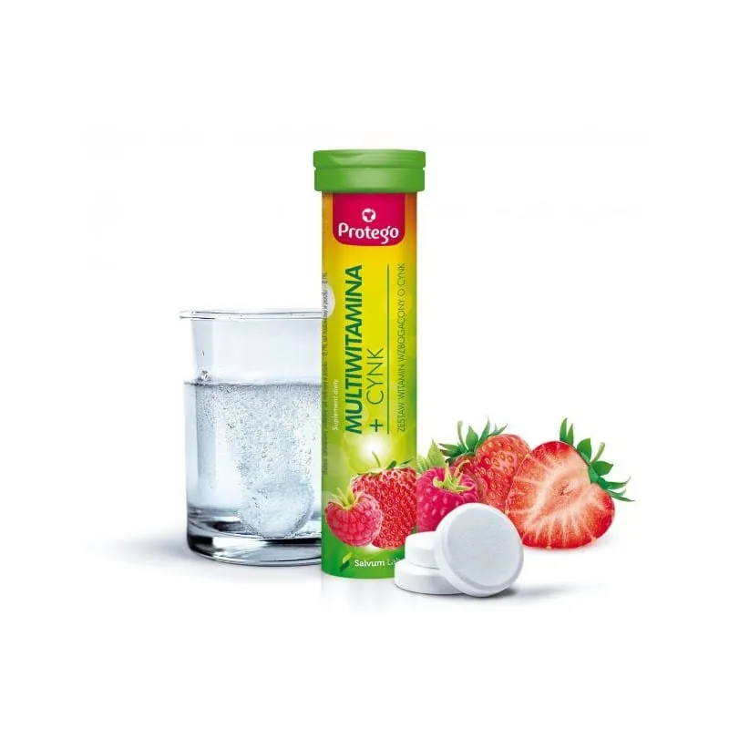 Protego Multivitaminas + Zinc - 20 Tabletas Efervescentes