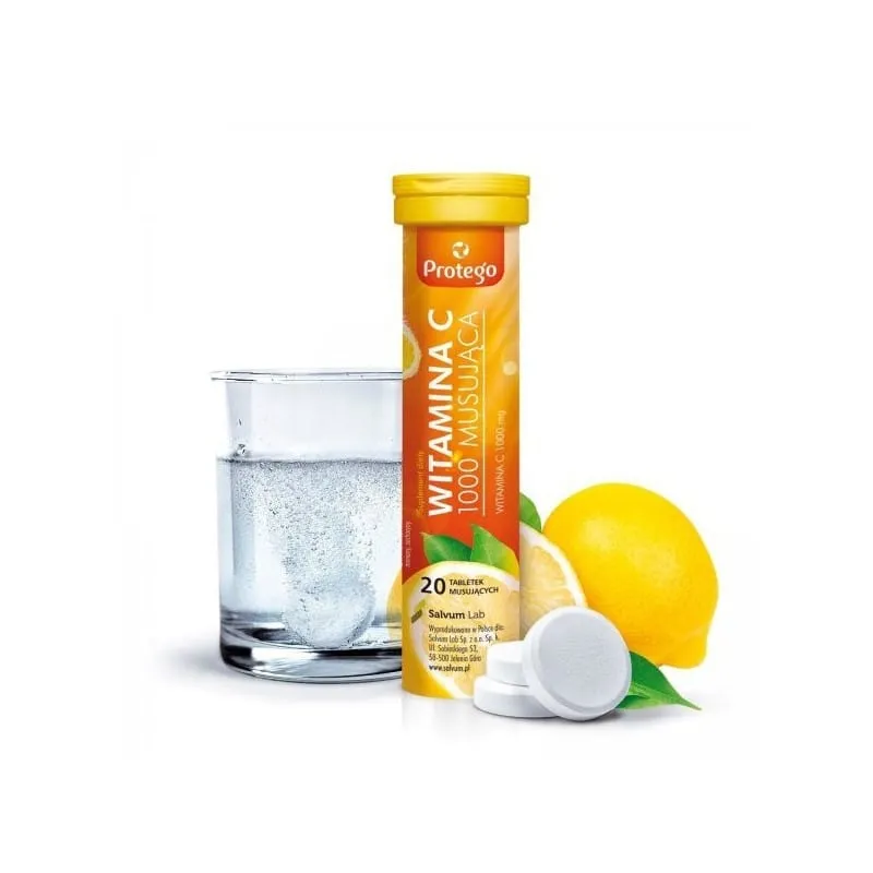 Protego Vitamina C 1000 - 20 Tabletas efervescentes